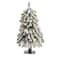 2ft. Pre-Lit Grand Alpine Artificial Christmas Tree, Clear LED Lights